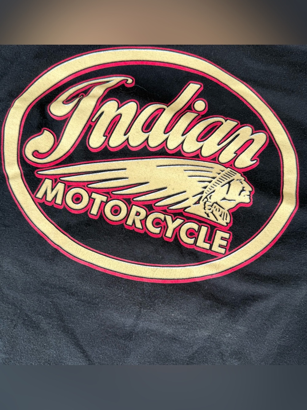 Indian Motorcycle black mean t shirt tee Size xxl 2XL